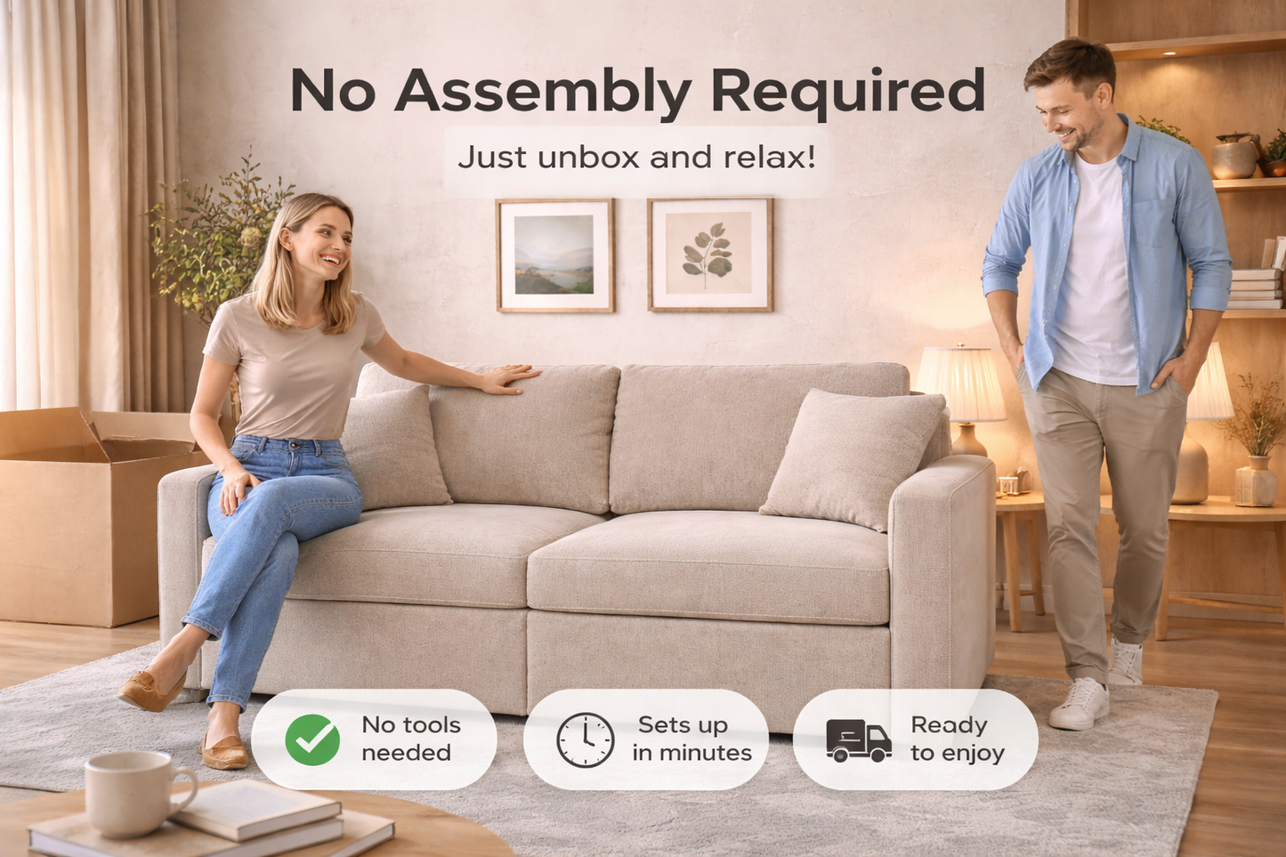 Norvale™ Compact Comfort Sofa
