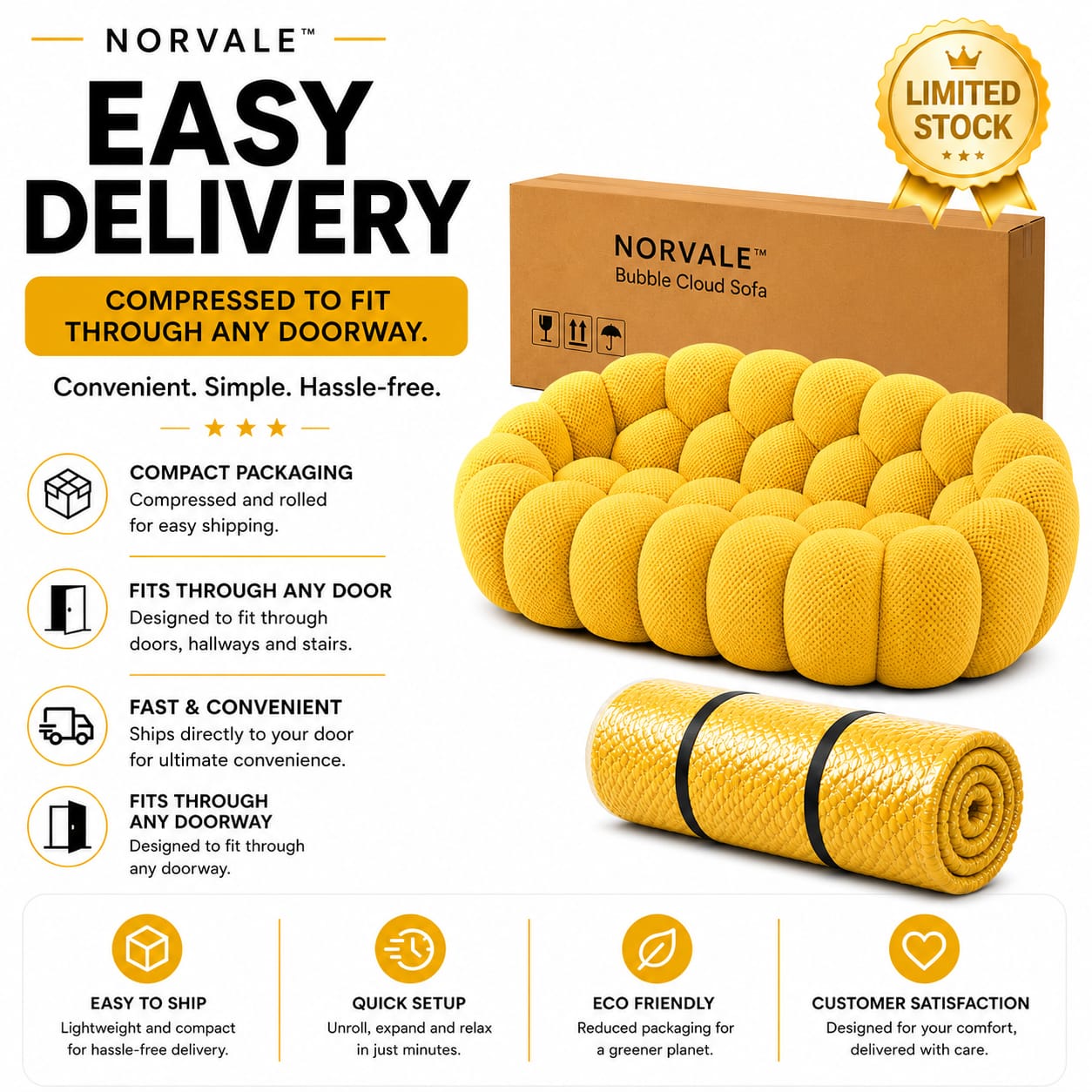 Norvale™ Bubble Cloud Sofa
